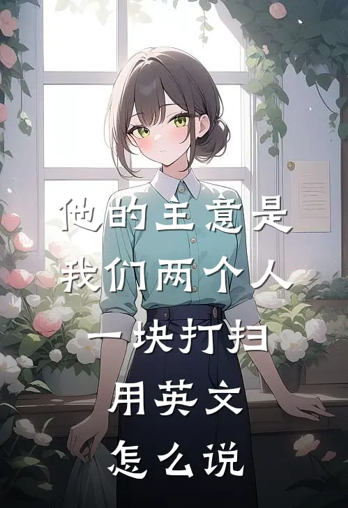 他的主意是我们两个人一块打扫,用英文怎么说