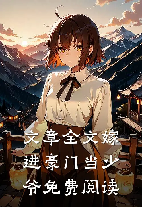 文章全文嫁进豪门当少爷免费阅读