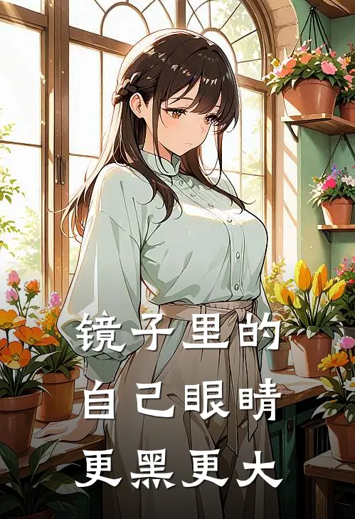 镜子里的自己眼睛更黑更大