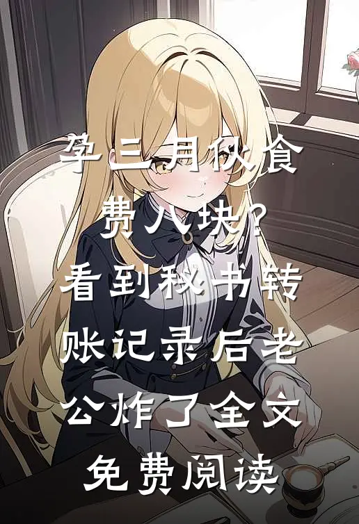 孕三月伙食费八块？看到秘书转账记录后老公炸了全文免费阅读