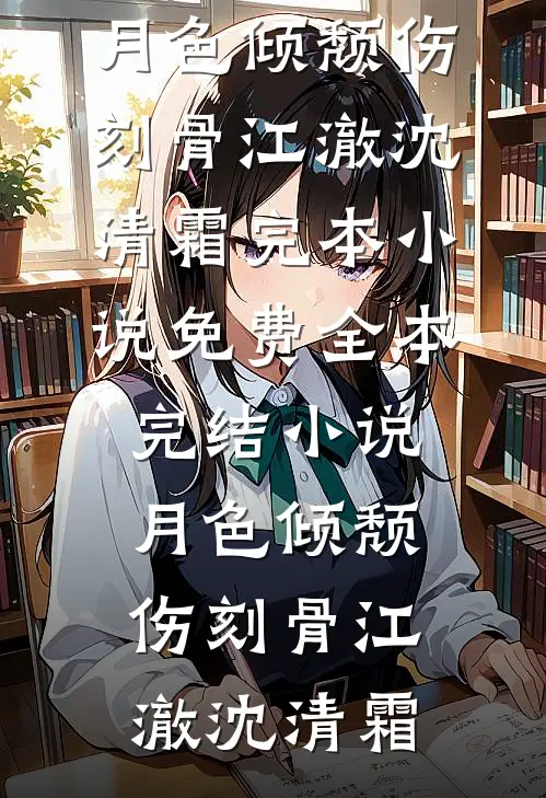 月色倾颓伤刻骨江澈沈清霜完本小说免费_全本完结小说月色倾颓伤刻骨江澈沈清霜