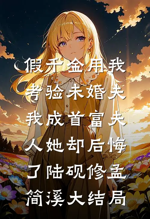 假千金用我考验未婚夫，我成首富夫人她却后悔了陆砚修孟简溪大结局