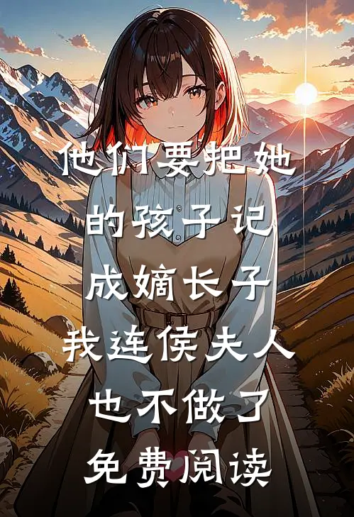 他们要把她的孩子记成嫡长子，我连侯夫人也不做了免费阅读