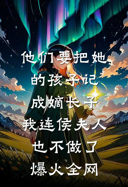 他们要把她的孩子记成嫡长子，我连侯夫人也不做了爆火全网