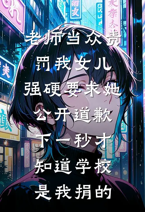 老师当众责罚我女儿，强硬要求她公开道歉，下一秒才知道学校是我捐的