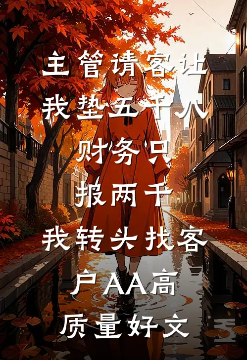 主管请客让我垫五千八，财务只报两千，我转头找客户AA高质量好文