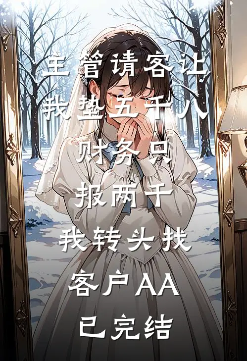主管请客让我垫五千八，财务只报两千，我转头找客户AA已完结