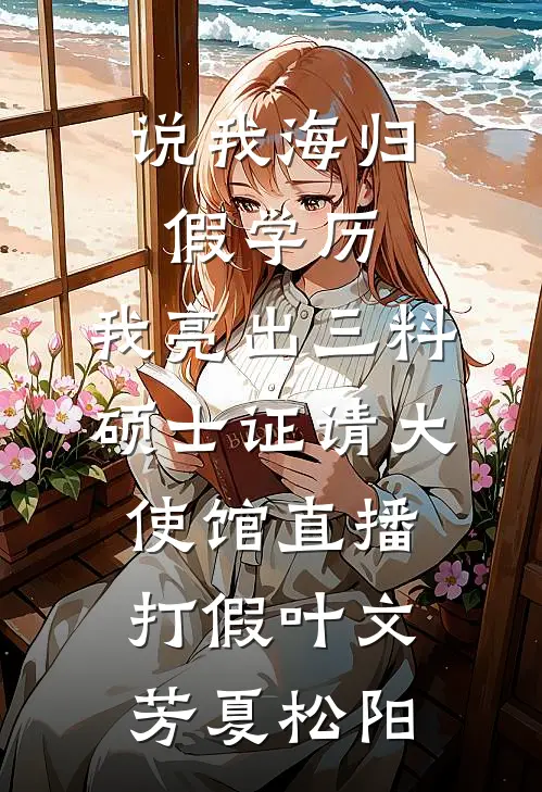 说我海归假学历，我亮出三料硕士证请大使馆直播打假叶文芳夏松阳