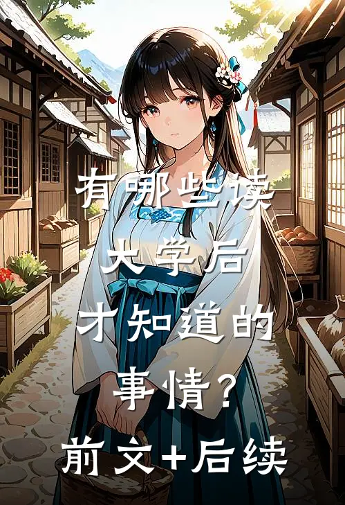 有哪些读大学后，才知道的事情？前文+后续